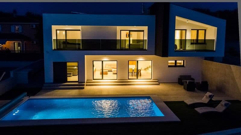 Luxury villa with sea view and pool Malinska