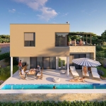 Modern villa with 2 apartments, 4 bedrooms, 2 bathrooms, pool