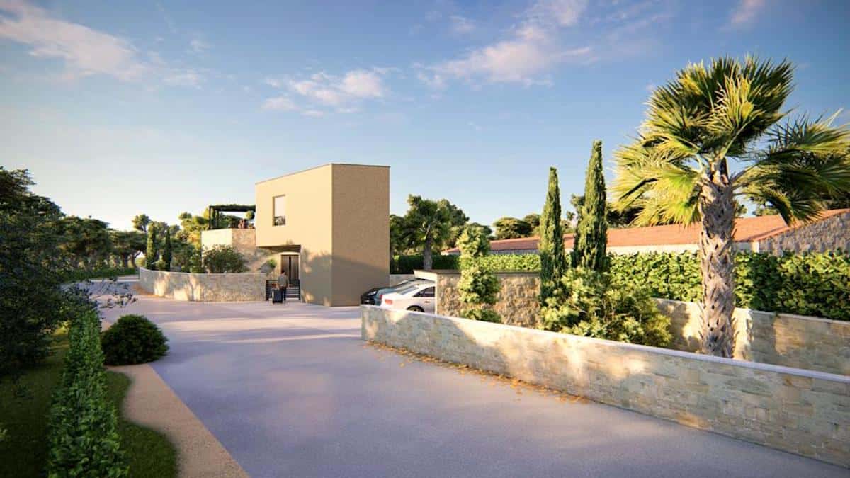 Modern villa close to Pula