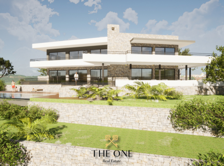 Stone villas with panoramic view in southwest Istria