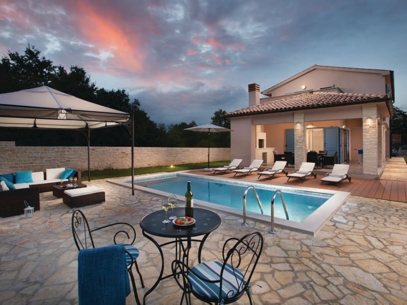 Stone villa with pool and sauna