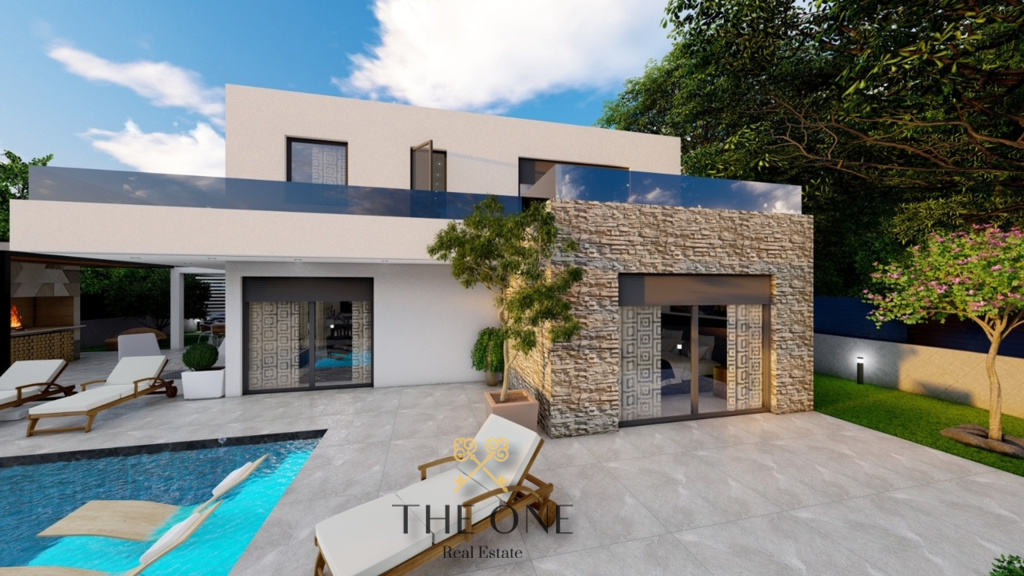 Beautiful newly built villa with pool ideally settled in peaceful location.