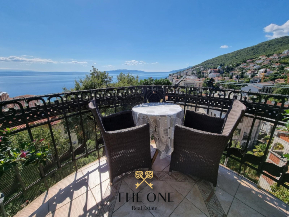 Beautiful apartment in near Opatija center, offers 3 bedrooms, 2 bathrooms, private parking spot.