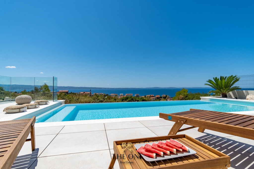 Modern luxury villa with sea views