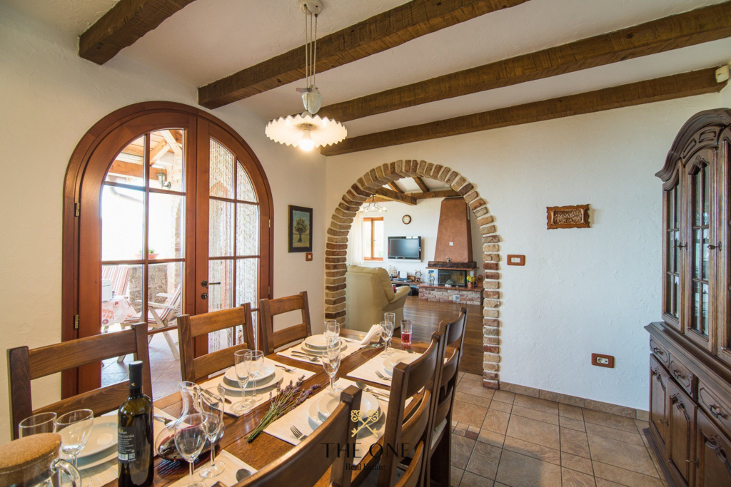 Villa-in-Opatija-for-sale (25) Villa with a pool offers 4 bedrooms, 3 bathrooms, toilet, gym, sauna, private parking space.