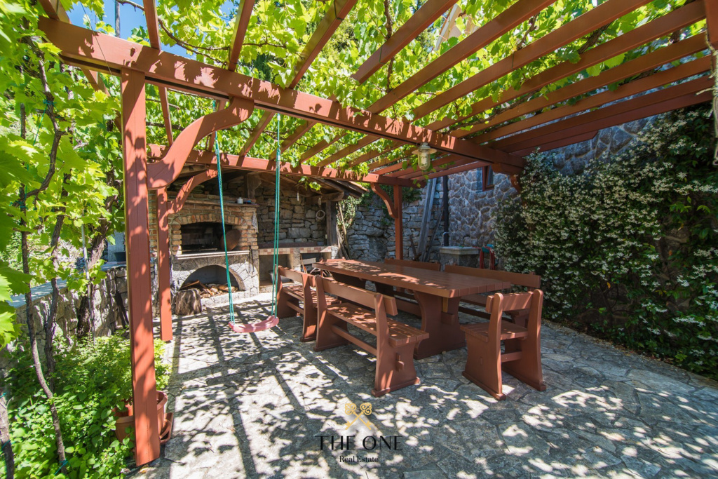 Villa-in-Opatija-for-sale (56) Villa with a pool offers 4 bedrooms, 3 bathrooms, toilet, gym, sauna, private parking space.