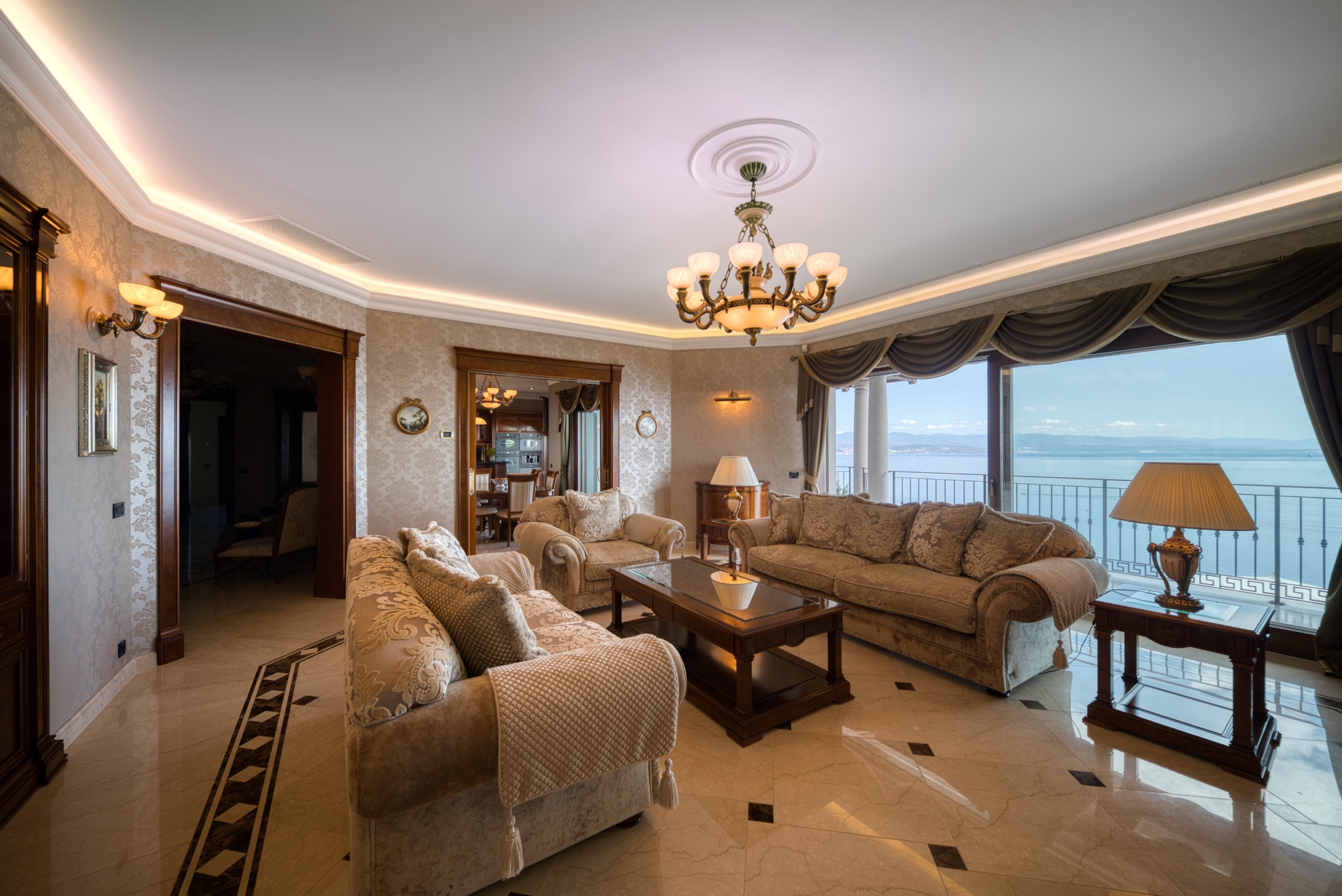 Luxury villa with pool and sea view Opatija