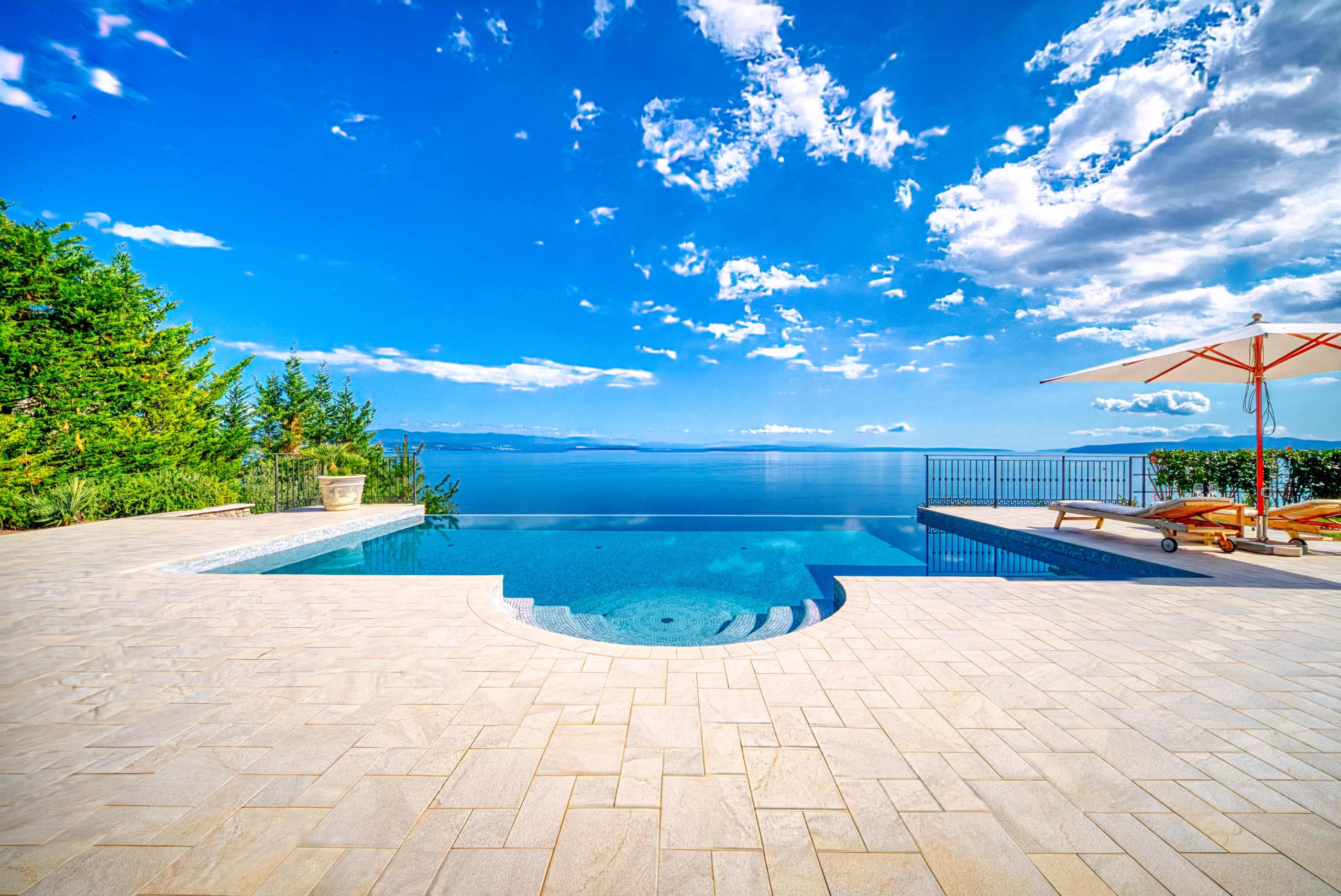 Luxury villa with pool and sea view Opatija Croatia