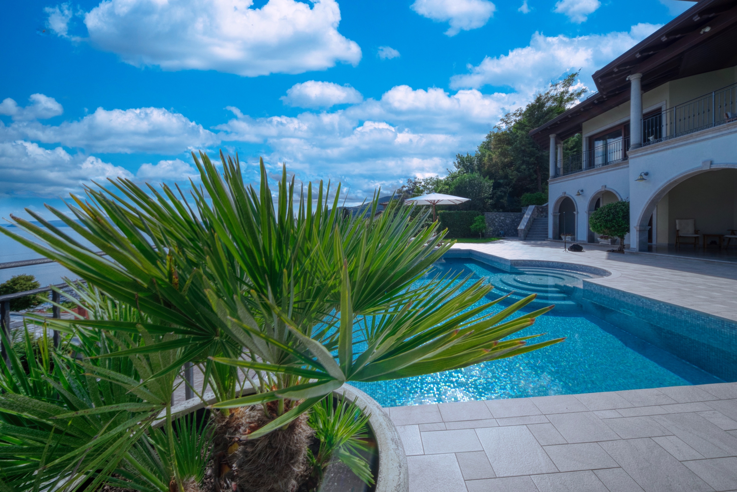 Luxury villa with pool and sea view Opatija Croatia